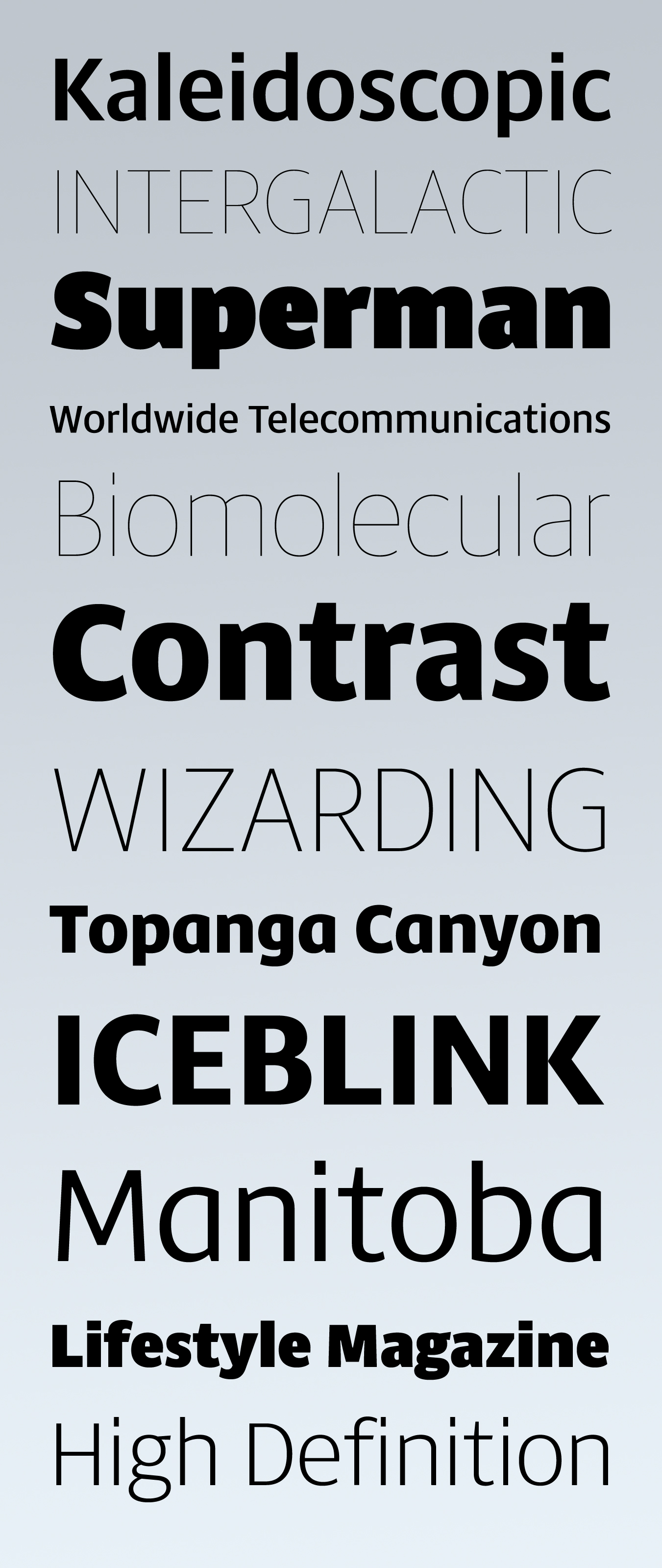 Gem typeface